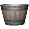 GROWSCAPE Classic Home and Garden Barile da whisky, in polipropilene/resina, marrone noce, 22,9 cm