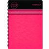 NU:, Craze Cloud Range NU003358-FSC-RD - Taccuino A6 rosso, con rilegatura a spirale, quaderni di cancelleria, blocco note a righe, 110 pagine