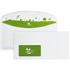 BeECO - Buste formato C6/5, 229 x 114 mm (500 pezzi), con finestra, con chiusura adesiva, in carta riciclata al 100%, per formato DIN A4, 80 g/m², colore: Bianco