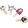 Grupo Erik: Set Graffette The Nightmare Before Christmas | Set di 4 graffette personalizzate, Clip di cancelleria, Fermagli Clips personalizzati Disney, Cancelleria Nightmare Before Christmas