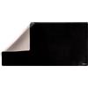 Fellowes Everyday Deskmat - Tappetino da scrivania double-face in ecopelle, superficie impermeabile, 80 x 40 cm - Ampio tappetino da scrivania per laptop, tastiera e mouse - Nero e grigio
