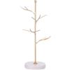 Ad Trend Portagioie in Ferro con Base in Marmo H 22,5 cm - Organizer Gioielli da Tavolo