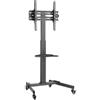 Equip 650607 carrello e supporto multimediale Nero Pannello piatto Carrello mult