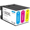 Cartridgeify PGI-1500 XL Cartucce d'inchiostro compatibili con Canon PGI-1500 XL Multipack, per Canon Maxify MB2350 MB2750 MB2150 MB2755 MB2000 MB2050 MB2155 MB2300