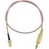 EMSea SMA femmina a 3.5mm maschio spina audio adattatore 0.5m lungo cavo di prolunga spina stereo per adattatore/CCTV/fotocamera/monitor antenna,