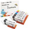 icartouche Cartucce d'inchiostro per Canon PGI-580 XXL CLI-581 XXL (2PGBK 1BK 1C 1M 1Y) Canon PIXMA TR8550 TR7550 TS6150 TS6151 TS6250 TS6350 TS8150 TS8151 TS8250 TS8350 TS9150 TS9550 TS9155