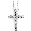 Recarlo Collana Croce Diamanti Recarlo P01CR031/016-45