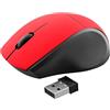 T'nB MM240RD-MINY-Mini mouse wireless ottico 2,4 GHz-Rosso
