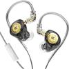 Airloop KZ06 EDX PRO Cuffie intrauricolari dinamiche 5N OFC Auricolari HiFi con filo di rame senza ossigeno Cuffie da gioco con cancellazione del rumore (con microfono, trasparente)
