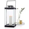 Blomus Lanterna, Senza Candela, L, Metallo, Nero, 21.4 x 21.8 x 46 cm