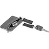 OJ Mini Key Ring M0500 Portachiavi con Mini Cavo Antifurto per Moto e Scooter - Anello Portachiavi Resistente e Compatto per Chiavi, Casco e Accessori
