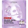 L'Oreal Paris L'Oréal Paris Glass Skin Maschera in Idrogel, Per Tutti i Tipi di Pelle, Pelle Luminosa e Radiosa, Risultati Istantanei, Trend Coreana, Con Acido Ialuronico e Centella Asiatica, Revitalift, 1x37gr