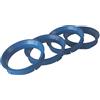 Tunershop 4 anelli di centraggio da 66,6 a 57,1 mm per Audi, VW, Mercedes | Centratura precisa delle ruote in vetroresina per cerchioni DOTZ, Borbet, AEZ & Dezent, previene le vibrazioni sul volante