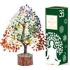 L'Originale Albero Della Vita 7 Chakra Con Cristalli Naturali, Regalo Donna Comp