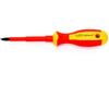 ingdaum Cacciavite PoziDriv VDE PZ isolato 1000 V - Cacciavite per elettricisti singolo o in set - Conforme VDE/IEC - Per installazioni elettriche (PZ 2 * 100 mm)