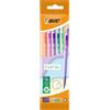 BIC Bustina 5 portamine Bic MATIC® corpo pastello 0,7 HB