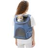 PETCUTE Zaino Porta Cane,Pieghevole Traspirante Zaino per Cani e Gatti con Materasso Morbido,Borsa Trasportino Cane con Cintura di Sicurezza Interna per Viaggio Campeggio,Fino a 8KG