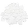 PATIKIL 1ml Vaschette per Acquerelli, Confezione da 50 Vaschette Vuote in Plastica per Acquerelli, Oli e Pittura Acrilica, Custodia da Viaggio Stile 2, Bianco