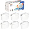 JIYANA 6 Pezzi Filtri Compatibili Filtri per Brita Maxtra Pro, Sostituzione Filtro per Brita Caraffa Filtrante, Adatti a Caraffa per Britaz Filtri, Riducono Cloro e Odori