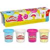Hasbro Play-Doh, Confezione da 4 di Pasta modellabile con Brillantini Metallizzati,Hasbro,Eta 2+