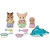 EPOCH GAMES Sylvanian Families,Nursery Friends,Pool Fun Trio,Epoche,Eta 3+