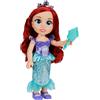 Jakks Pacific Disney Princess ? bambola 38 cm di Ariel, con i suoi abiti iconici arricchiti da dettagli glitterati, tiara scintillante e scarpette coordinate, i suoi occhi brillano, Jakks, Eta 3+