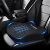 LUOZIQINX Cuscino del Sedile a Cuneo per Auto, Cuscino Auto Guidatore Rialzo in Memory Foam, Nero Cuscino Coccige Ortopedico Ergonomico per Sedile del Ufficio, Sedia a Rotelle, Autocarro
