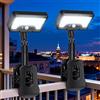 GBKDQQ 2 lampade solari per esterni, luce solare clip on con rilevatore di movimento, 3 modalità LED, IP65, impermeabili, luci solari per esterni, per giardino, terrazza, balcone e recinzioni grondaie