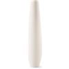 Vaso Elegante di Design per Interni Esterni in Resina Nicole Ø33 H126 - Plust, WHITE LIGHT