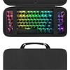 Linkidea Custodia rigida da viaggio per tastiera TKL, custodia protettiva per trasporto per tastiera per PC a 87 tasti, compatibile con Razer Huntsman V2 TKL Tenkeyless