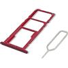 Eonpam Vassoio Carta SIM per (Samsung Galaxy A11) qualità Originale Porta Scheda SIM Ricambio Slot Scheda Memoria SD con Pin della Scheda SIM(Rosso)