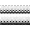 Vansuny Chiavetta USB da 4 GB, 20 Unità Flash USB 2.0 con Coperchio in Metallo, Nero, per Laptop/PC/TV/Autoradio