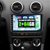 SIXWIN 2+64G Android 13 Autoradio per Audi A3 2003-2013/S3 2006-2012/RS3 2011-2012 con CarPlay/Android Auto, 9 Pollici HD Touchscreen Schermo con WiFi Bluetooth RDS FM EQ SWC+Telecamera