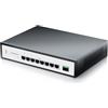XikeStor Switch XikeStor 9 Porte 2.5G PoE+ con 1x 10G SFP+ | 8 Porte PoE @30W, 140W Totale, IEEE 802.3af/at | Gestione Web, VLAN, LACP | Fanless | Per AP WiFi 6, Telecamere IP, NAS