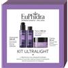 ZETA FARMACEUTICI SpA Euphidra Ultralight Kit Crema Ricca Niacinamide 50ml + Detergente 100ml + Tonico Acido Glicolico 100ml - Azione Uniformante e Idratante
