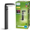 Philips LED Tyla, Paletto Alto da Esterni a Energia Solare, Luce Naturale, Sensore di Movimento Integrato, IP44, 1.2W