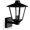 PHILIPS Kinno Lampada da Parete Up Max 25W Nera Alta Tensione