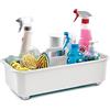 Snips Sottolavello, Organizer Sottolavello Cucina, Organizer Cucina, Porta Detersivi Salvaspazio, Cestello Sottolavello con Ruote, Colore Bianco, Made in Italy