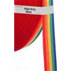 TUKA-i-AKUT 91m x 25mm Cinghia Arcobaleno per Fettucce, PP Tessuto Tessitura Nastro, Cinghie per Imballaggio Fornisce Accessori, DIY Craft Borse Cinghie Decorazione Regalo Artigianato TKB5073-colorful
