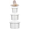 Tescoma 422210 Presto Coppapasta Cerchi, Plastica, Bianco, 3 Pezzi