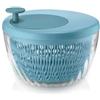 Guzzini - Kitchen Active Design, SPIN&STORE, Centrifuga Insalata con Coperchio - Celeste Mat, Ø 26 x h19 cm - 170900134