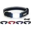 Dog Gone Smart - Collare per cani a forma di cometa, ricaricabile, con luce a LED, nero, grande, 45,7-63,5 cm