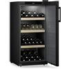 LIEBHERR WSbl 4201 GrandCru Cantina temperata per vini, GARANZIA 10 ANNI INCLUSA* originale LIEBHERR, 141 bottiglie, 1 zona, Nera, 128,4 x 60 cm, Nuova classe D
