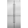 LA GERMANIA RLG844CFNXTT Frigorifero Cross Door, Acciaio Inox, 84 cm, 321 L frigorifero/ 166 L congelatore, Acciaio Inox, Total No Frost, Serie Americana, Libera Installazione, Nuova Classe D