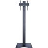 ITB Supporto per TV e Monitor Nero 65" Regolabile a Pavimento