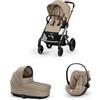 Cybex Gold Promozione "SET S" Trio Cybex Balios S Lux con Cloud G con Marsupio Amya Esclusivo (opzionale) Almond beige Marsupio Escluso