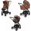 Foppapedretti Trio Tic Toc con Passeggino, Navicella e Seggiolino Auto i-Size 40-87cm - Foppapedretti Tuscany