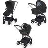 Foppapedretti Trio Tic Toc con Passeggino, Navicella e Seggiolino Auto i-Size 40-87cm - Foppapedretti Stone