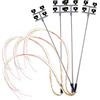 Krytavo 4 PZ Ho Modello in Scala Torre di Illuminazione, Luci della Torre Modello Luci Layout Lampione per Treno/Giardino/Giochi/Stadio