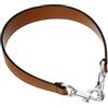 QUARKZMAN Tracolla Borsa Corta in Ecopelle da 51,5 cm con Moschettone, Manici Borsa a Mano Sostituzione per Borsa a Tracolla sotto Braccio, Marrone, Fibbia Argento